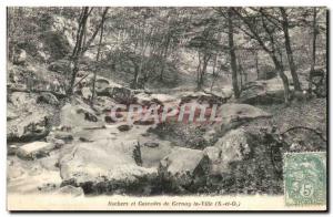 Old Postcard Rocks and Cascades Cernay la Ville