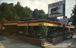Gatlinburg Tennessee TN Howard's Steak House Vintage Postcard
