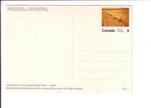Conbines, Great Regina Palin, Saskatchewan Canada Post Matching 8 Cent Stamp ...