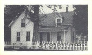 Boyhood Home of Walter P Chrysler - Ellis, Kansas KS  