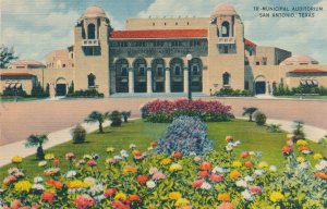 Municipal Audirorium - Flower Garden - San Antonio TX, Texas - Linen