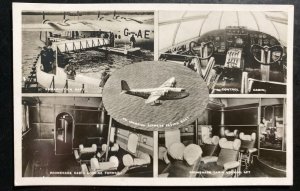 Mint England Real Picture Postcard Aviation Imperial Flying Boats Empire Routes