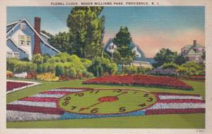 Rhode Island Providence Roger Willims Park Floral Clock