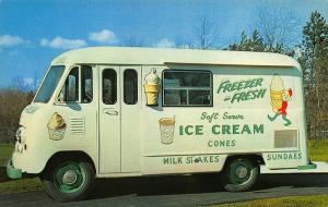 E. Riverton NJ Freezer Fresh Ice Cream Truck Van Mobile Units Postcard