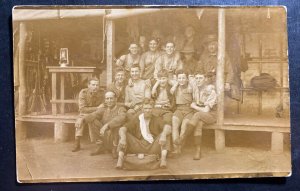 Mint Australia Real Picture Postcard RPPC Australian Soldiers Troops WW1