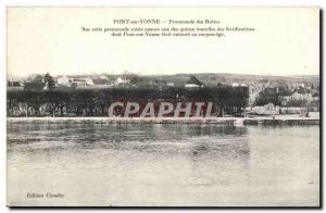 Pont sur Yonne Old Postcard walk mounds