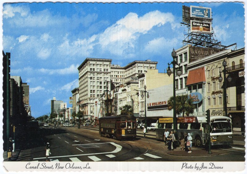 New Orleans, La, Canal Street - Continental Size.