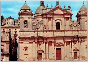 Sicilia Isola Pittoresca Noto La Cattedrale Sicily Italy Postcard