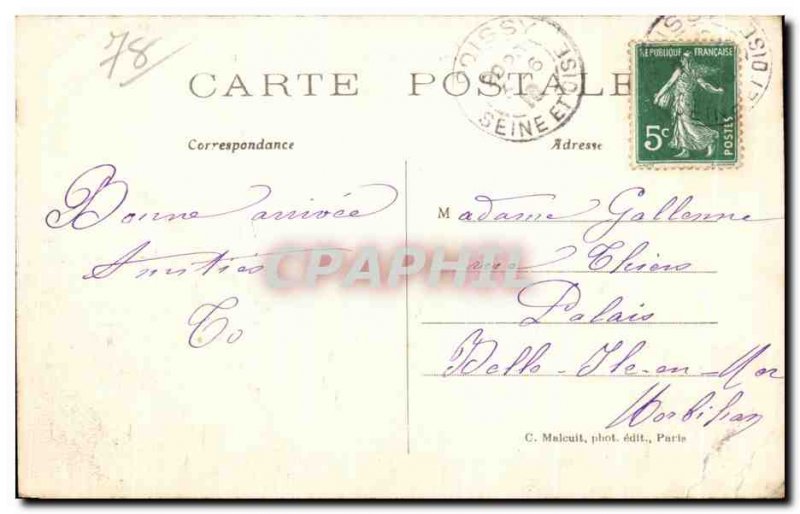 Old Postcard Poissy Vue Generale