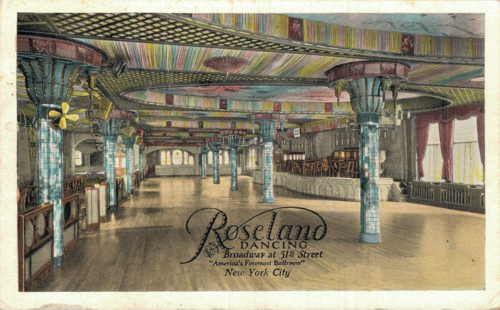 USA Roseland Dancing Broadway Ballroom New York City 05.49 United
