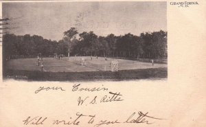 Postcard Tennis Courts Country Club Grand Forks ND