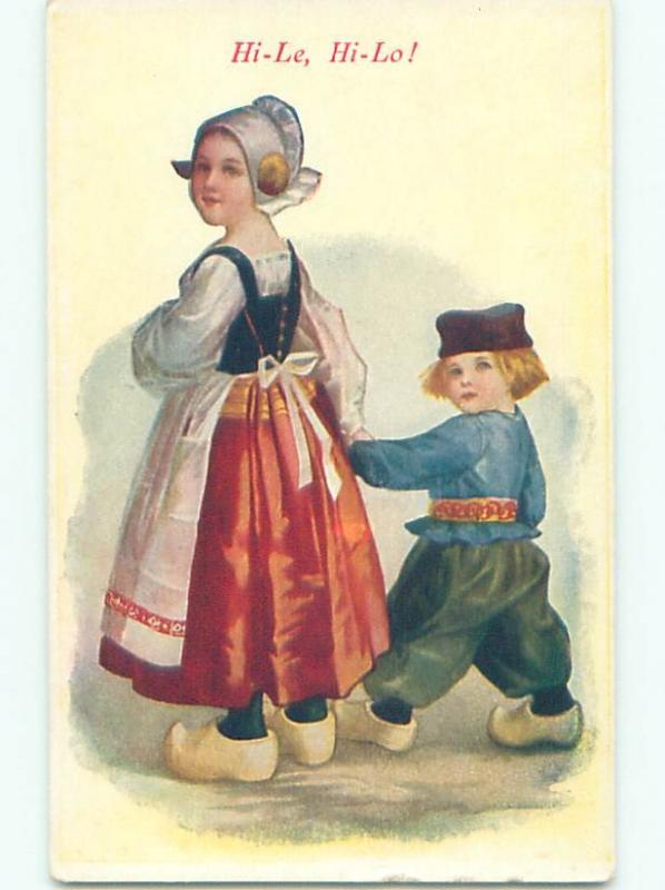 Divided-Back CHILDREN SCENE Great Postcard AA6088