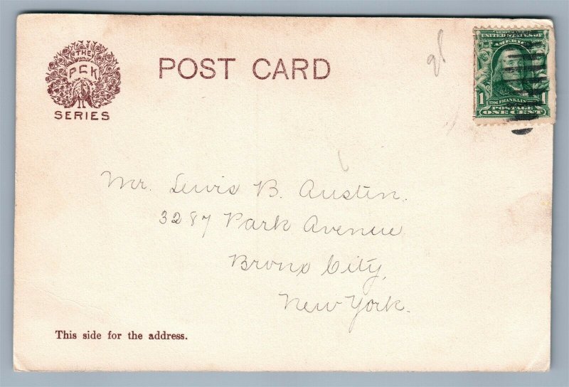 RIDLEY PARK LAKE PA ANTIQUE POSTCARD