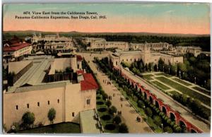 View East from California Tower, Panama-California Expo Vintage Postcard N20