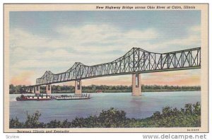 New Highway Bridge across Ohio River at Cairo, Illinois, 30-40s