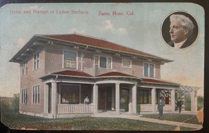 Vintage Postcard 1907-1915 Home of Luther Burbank, Santa Rosa, California (CA)