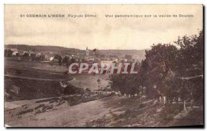 Old Postcard St Germain L Herm Panoramic view of the valley of Doulon