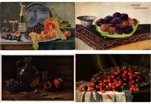 FRUIT, FRUITS, 67 Vintage Postcards pre-1940 (L6218)