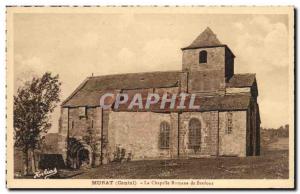 Murat Old Postcard The Romanesque chapel of Bredons
