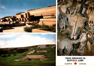 Canada Alberta Fort MacLeod Head Smashed In Buffalo Jump Interpretive Center ...