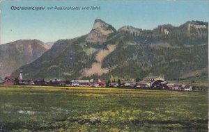 Germany Oberammergau mit Passionsteater und Kofel