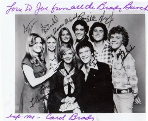 Carol Brady Florence Henderson The Brady Bunch TV Show Vintage Hand Signed Photo