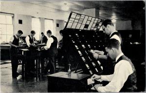 Transit Department, Crocker First National Bank SF CA 1930s Vintage Postcard Q33