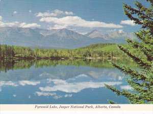 Canada Pyramid Lake Jasper National Park Alberta