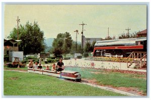 c1950's Roanoke Transportation Museum Miniature Train Unposted Vintage Postcard