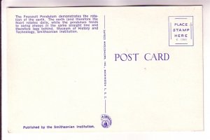 Foucauit Pendulum, Museum of History, Technology, Smithsonian, Washington, DC