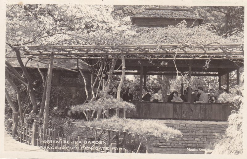 California San Francisco Golden Gate Park Oriental Tea Garden Real Photo