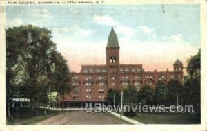 Main Bldg, Sanitarium - Clifton Springs, New York NY  