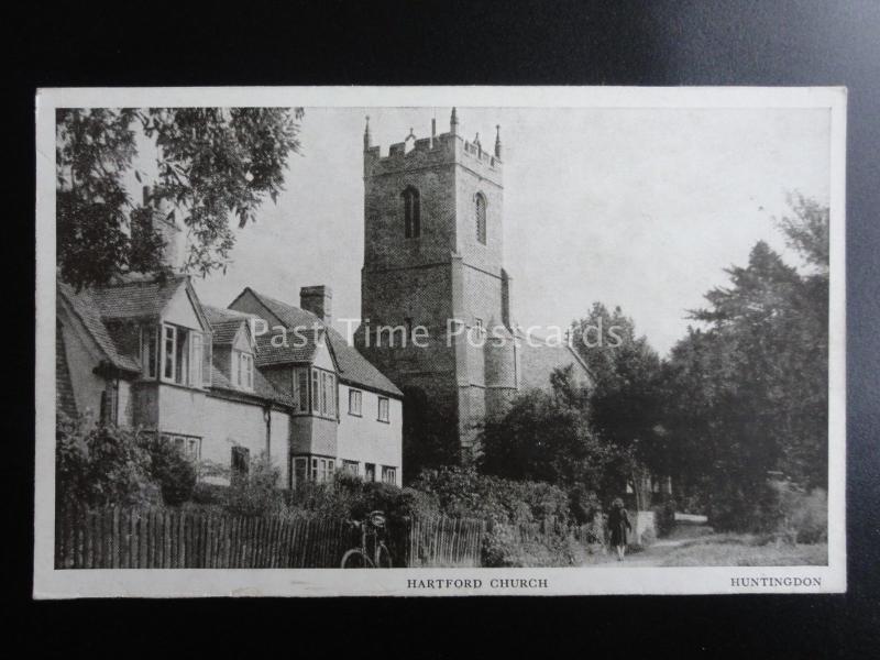Cambridgeshire HUNTINGDON Hartford Church - Old Postcard