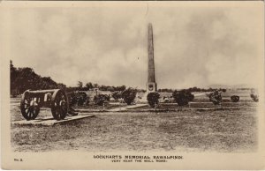 PC PAKISTAN, LOCKHART'S MEMORIAL, RAWALPIN, Vintage REAL PHOTO (b43328)