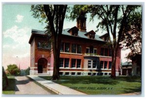 c1907's Fulton Street School Auburn New York NY Unposted Postcard