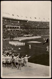 3rd Reich Germany 1936 Berlin Olympics Salute German Team Stadium Reichssp 71582