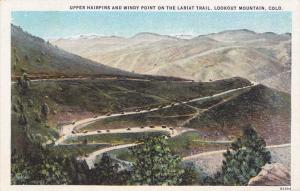 Upper Hairpin Turns & Windy Point On Lariat Trail Lookout Mountain CO Colorado