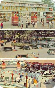 York Beach ME Funland Park Amusement Park Multi-View Postcard