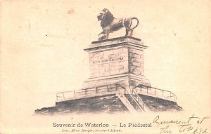 Le Piedestal Waterloo Belgium 1903 