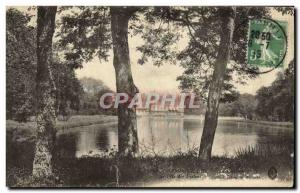 Old Postcard Rambouillet Chateau seen from & # 39ile of Treats