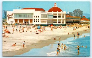 SANTA CRUZ, California CA ~ BEACH & CASINO Cocoanut Room c1960s  Postcard