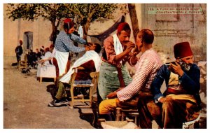 barbers cuttung Hair in Turkey A Turkish Barber Shop