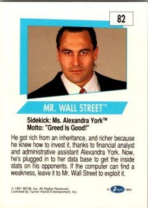 1991 WCW Wrestling Card Mr Wall Street  sk21247