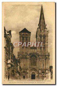 Old Postcard Lisieux Cathedrale Saint Pierre