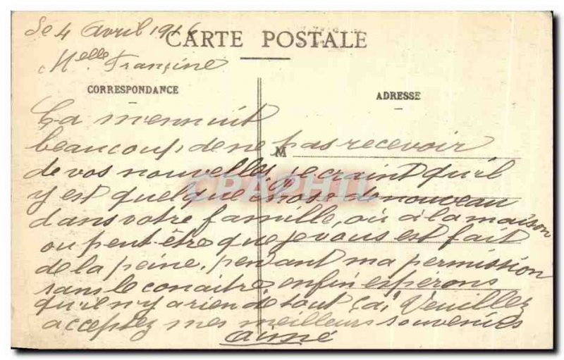 Postcard Old Damvant Switzerland Customs Customs Office