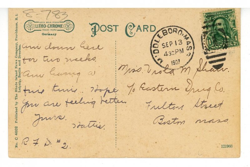 MA - Middleboro. Town Hall & High School