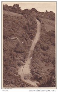 Porlock Hill, Somerset, England, UK, PU-1946