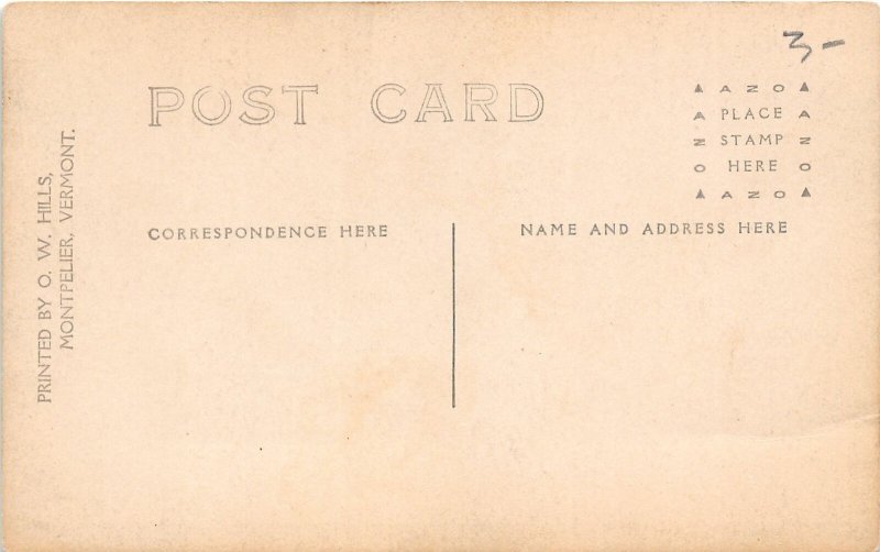 F86/ Montpelier Vermont RPPC Postcard c1910 Students School