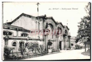 Old Postcard Royat Establishment Therinal