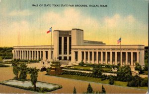 Hall Of State Texas State Fair Grounds Dallas Texas Postcard Standard View Card 